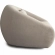 Lena Swivel Accent Chair in Fawn Faux Alpaca Fabric