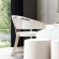 Solstice Dining Chair in Cream Velvet & Gold Metal