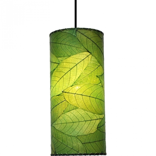 Cylinder Light Pendant in Green