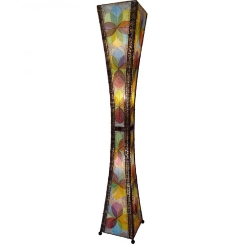 Hour Glass Giant Floor Lamp in Multi