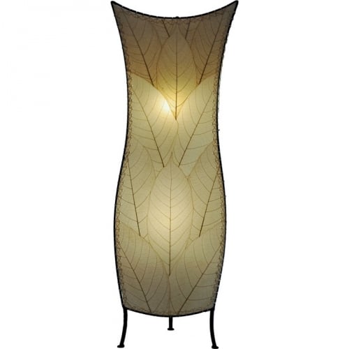 Flowerbud Shape Large Floor Lamp in Natural