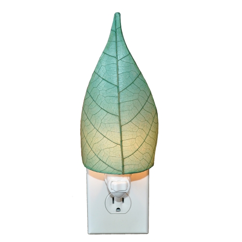 Leaf Nightlight in Single Seablue Cocoa Leaf