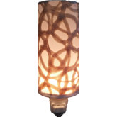 Paper Nightlight in Swirl Recycled Paper