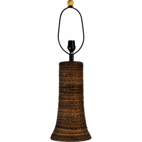 Bacbac Table Lamp Base w/ Rope on Terra Cotta