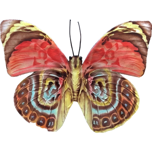 Butterfly Wall Decor in in Multicolor Capiz Shell