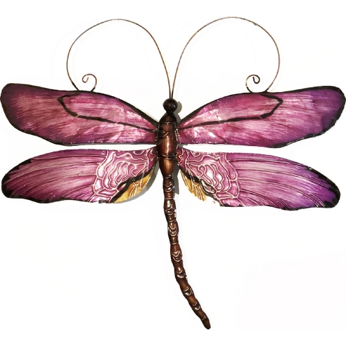 Dragonfly Wall Decor in Purple