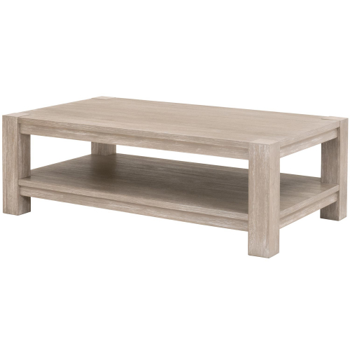 Adler Coffee Table in Sandblasted Natural Gray Acacia