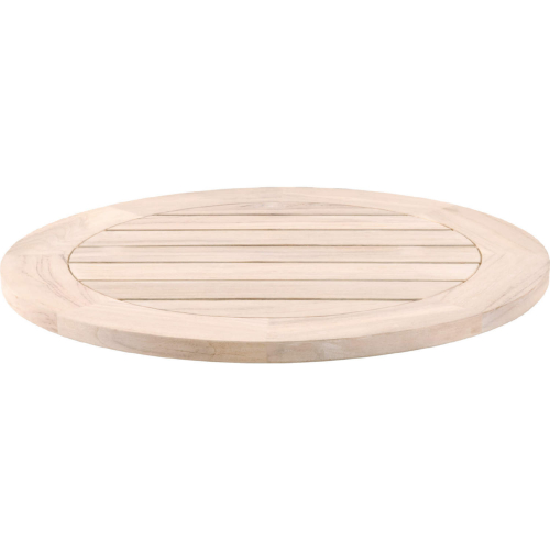 Boca Outdoor Lazy Susan in Grey Teak