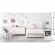 Costa Dining Bench in Taupe & White Rope on Grey Mahogany 6848.WTA/NG