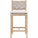 Costa Counter Stool in Gray Mahogany, Taupe & White 6849CSBK.WTA/PUM/NG