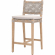 Costa Counter Stool in Gray Mahogany, Taupe & White 6849CSBK.WTA/PUM/NG