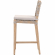 Costa Counter Stool in Gray Mahogany, Taupe & White 6849CSBK.WTA/PUM/NG