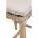 Costa Counter Stool in Gray Mahogany, Taupe & White 6849CSBK.WTA/PUM/NG