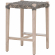 Costa Backless Counter Stool in Gray Teak & Dove Gray Rope 6849CS.DOV/GT