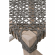 Costa Backless Counter Stool in Gray Teak & Dove Gray Rope 6849CS.DOV/GT