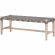 Costa Outdoor Bench in Gray Teak & Dove Gray Rope 6848.DOV/GT