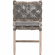 Costa Outdoor Dining Chair in Gray Teak, Gray Rope & Fabric 6849.DOV/DOV/GT (Set of 2)
