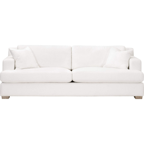 Dean 92" California Sofa in Boucle Snow White Fabric & Gray Oak 6604-3.BOU-SNO/NG