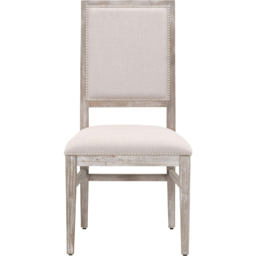 Dexter Dining Chair in Stone Line & Gray Wood (Set of 2)