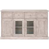 Hudson Media Sideboard in Distressed Natural Gray Acacia