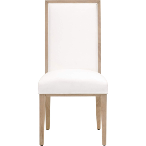 Martin Dining Chair in Pearl Fabric & Oak Finish 6008.LHON/LPPRL (Set of 2)