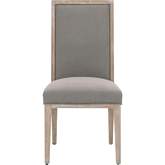 Martin Dining Chair in Slate Gray Fabric (Set of 2)