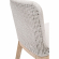 Mesh Counter Stool in White Speckle Rope & Fabric on Gray Wood 6853CS.WHT/WHT/NG