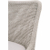Mesh Outdoor Counter Stool in Taupe & White Rope, Gray Fabric & Wood 6853CS.WTA/PUM/GT