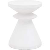 Pawn Accent Table in Ivory Sealed Concrete 4612.IVO