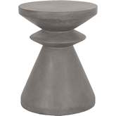 Pawn End Table in Slate Grey Concrete 4612.SLA-GRY