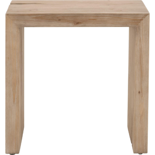 Reed End Table in Reclaimed Smoke Gray Pine Wood 8099.SGRY-PNE