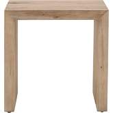 Reed End Table in Reclaimed Smoke Gray Pine Wood 8099.SGRY-PNE