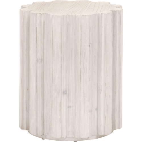 Roma Accent End Table in White Wash Reclaimed Pine 8107.WW-PNE