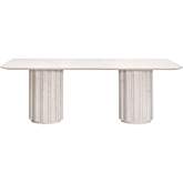 Roma 86" Dining Table in White Wash Reclaimed Pine