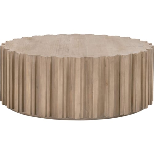 Roma Coffee Table in Smoke Gray Pine Wood