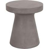 Tack End Table in Slate Grey Sealed Concrete 4611.SLA-GRY