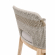 Tapestry Counter Stool in Taupe & White Rope & Grey Fabric 6850CS.WTA/PUM/NG