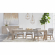 Tapestry Dining Chair in Taupe & White Rope & Grey 6850.WTA/PUM/NG (Set of 2)