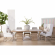 Tapestry Dining Chair in Taupe & White Rope & Grey 6850.WTA/PUM/NG (Set of 2)