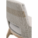 Tapestry Outdoor Club Chair in Taupe & White Rope on Gray Teak 6851.WTA/PUM/GT