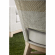 Tapestry Outdoor Club Chair in Taupe & White Rope on Gray Teak 6851.WTA/PUM/GT