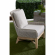Tapestry Outdoor Club Chair in Taupe & White Rope on Gray Teak 6851.WTA/PUM/GT