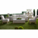Tapestry Outdoor Club Chair in Taupe & White Rope on Gray Teak 6851.WTA/PUM/GT