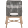 Tapestry Outdoor Dining Chair in Dove Grey & White Rope 6850.DOV/WHT/GT (Set of 2)