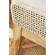 Tapestry Outdoor Ottoman in Gray Teak, Taupe & White 6851FS.WTA/PUM/GT