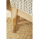 Tapestry Outdoor Ottoman in Gray Teak, Taupe & White 6851FS.WTA/PUM/GT