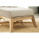 Tapestry Outdoor Ottoman in Gray Teak, Taupe & White 6851FS.WTA/PUM/GT