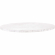 Turino 54" Round Dining Table Top in White Carrera Marble 6059.WHT