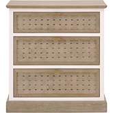 Weave Entry Cabinet in Smoke Gray & White Oak Wood 8081.SGRY-OAK/WPO