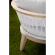Web Outdoor Club Chair in Taupe & White Rope, Fabric & Teak 6821.WTA/PUM/GT